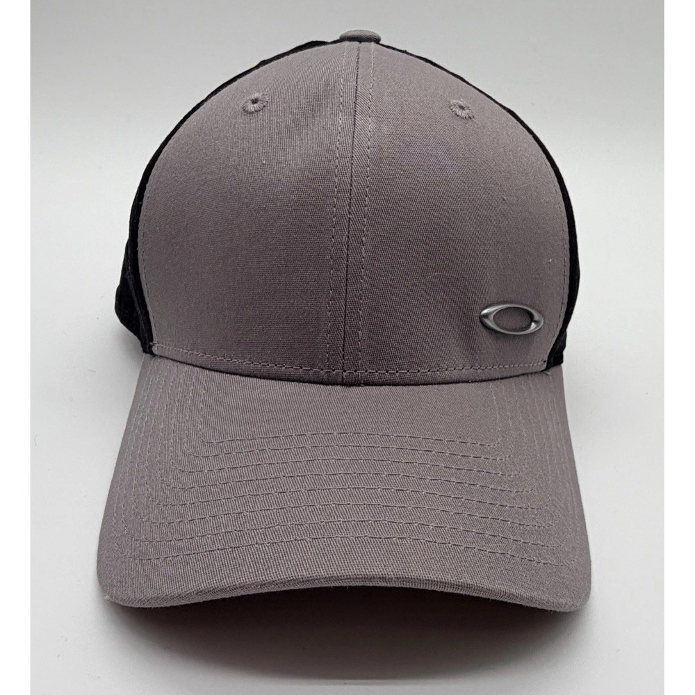 Oakley Cap Tinfoil II Hat Storm Front Unisex One Size Gray Black